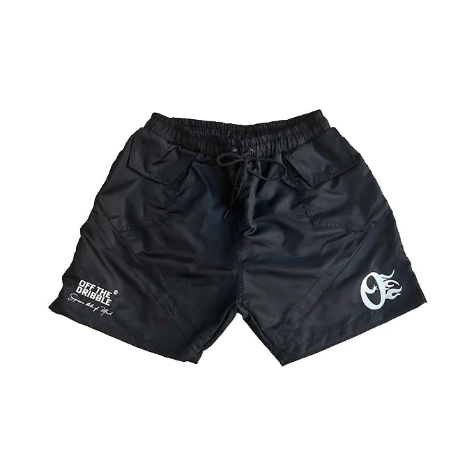 OTD Black Supreme Team Nylon Shorts